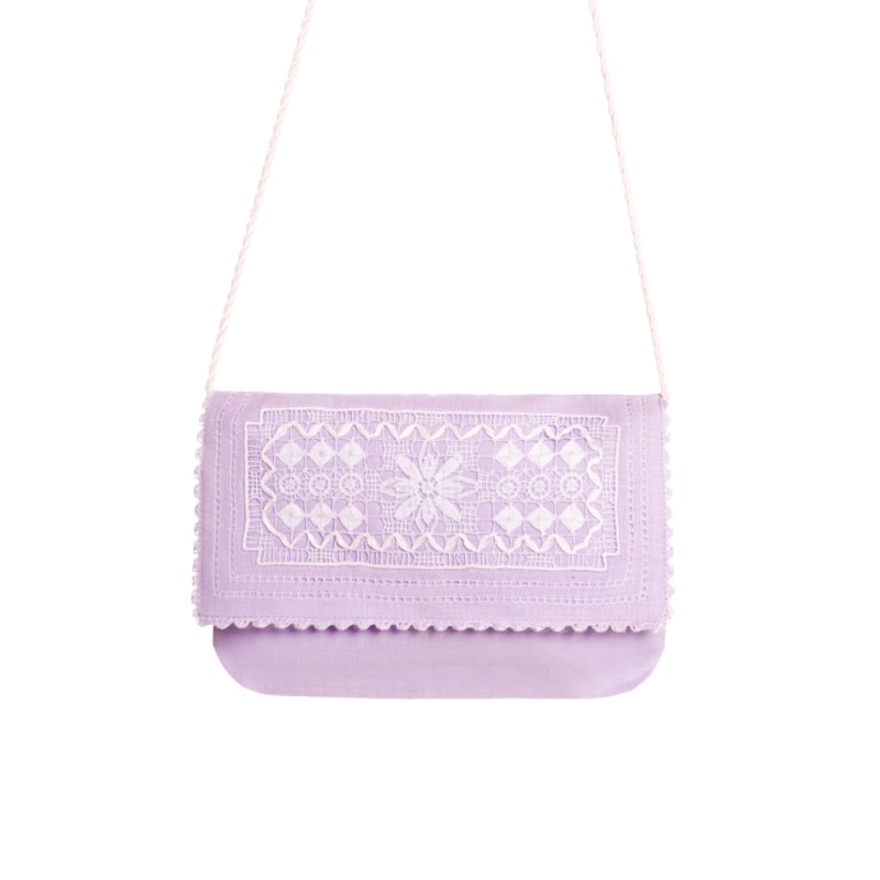 Thumbnail of Varvara Mini Cross-Body Bag In Delicate Lavender image