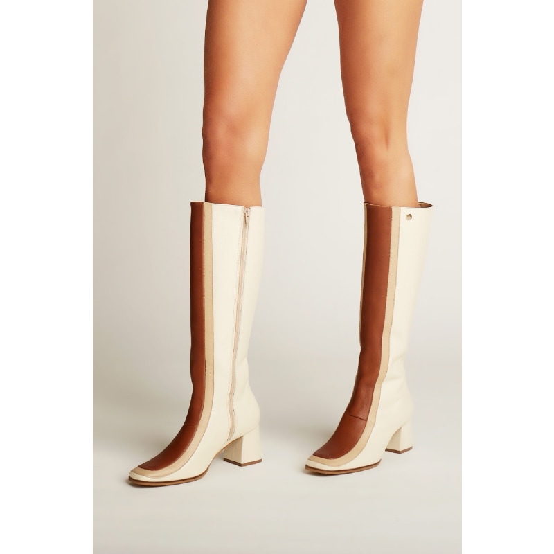 Thumbnail of Revival Boots In Ivory/Tan Arequipe/Honey Leather image