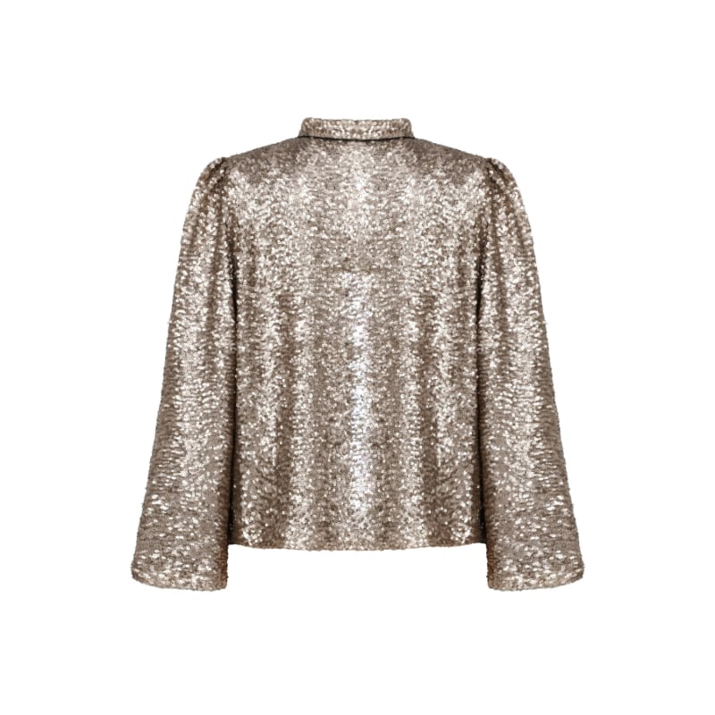 Thumbnail of Laura Jacket Soft Gold Sequins image