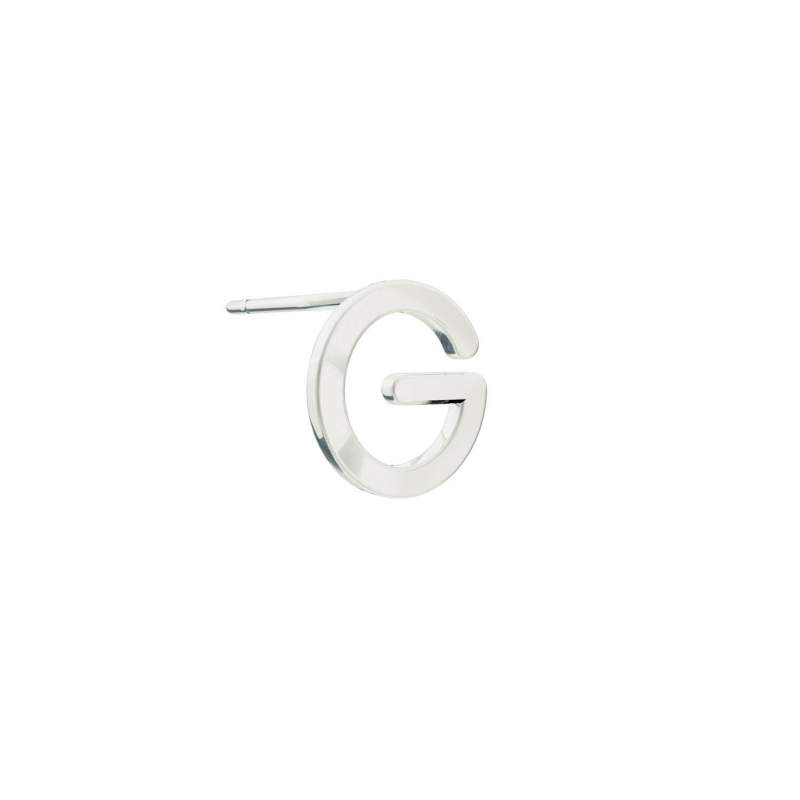 Thumbnail of Alphabet Stud Earring - Silver image