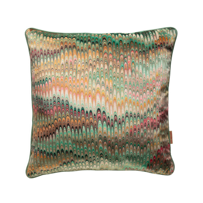 Thumbnail of Multi Plumes Velvet Cushion image