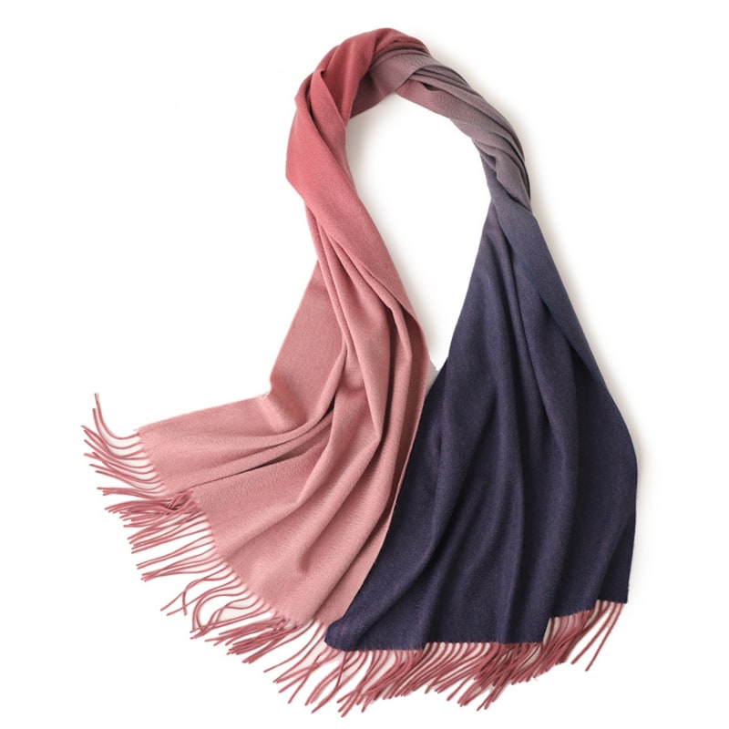 Thumbnail of Multicolor Gradient Scarf - Pink Purple image