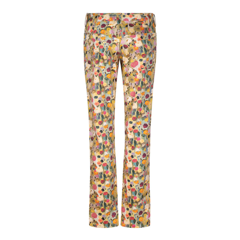 Thumbnail of Multicoloured Floral Straight Cut Jeans image