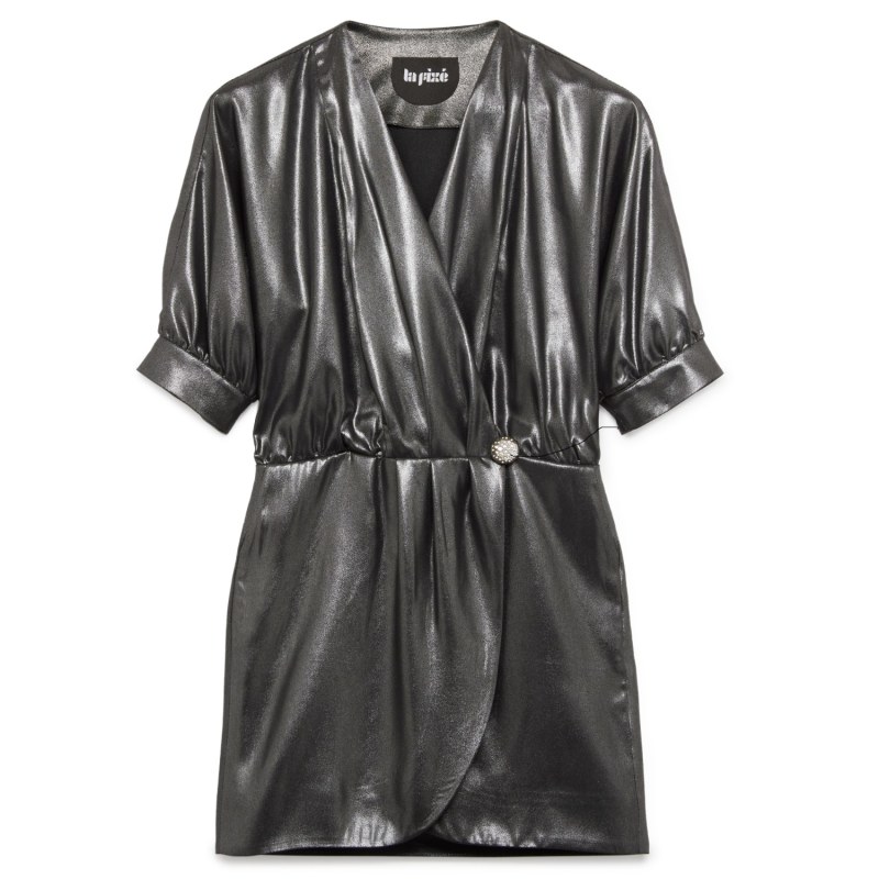 Thumbnail of Libertine Silver Metallic Mini Dress image