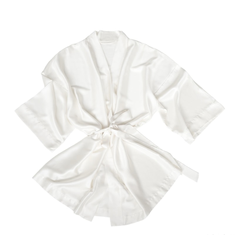 Thumbnail of Silk Robe Gaby White image