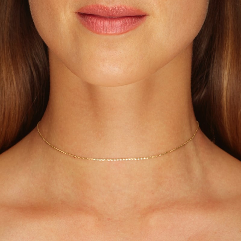 Basic Fine Choker Necklace - 14K Rose | MOSUO Jewellery | Wolf & Badger