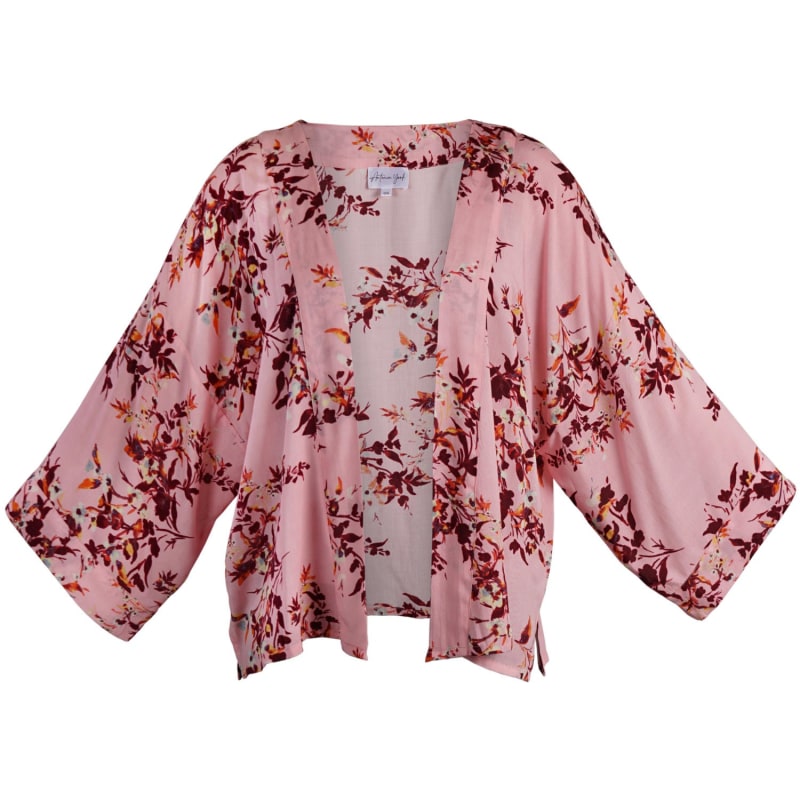 Thumbnail of Mya | Short Floral Kimono image