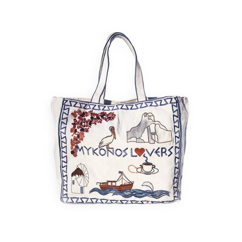 Thumbnail of Mykonos Lovers Tote Bag image