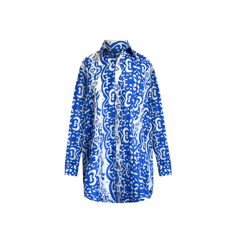 Thumbnail of Mykonos Oversized Silk Shirt image