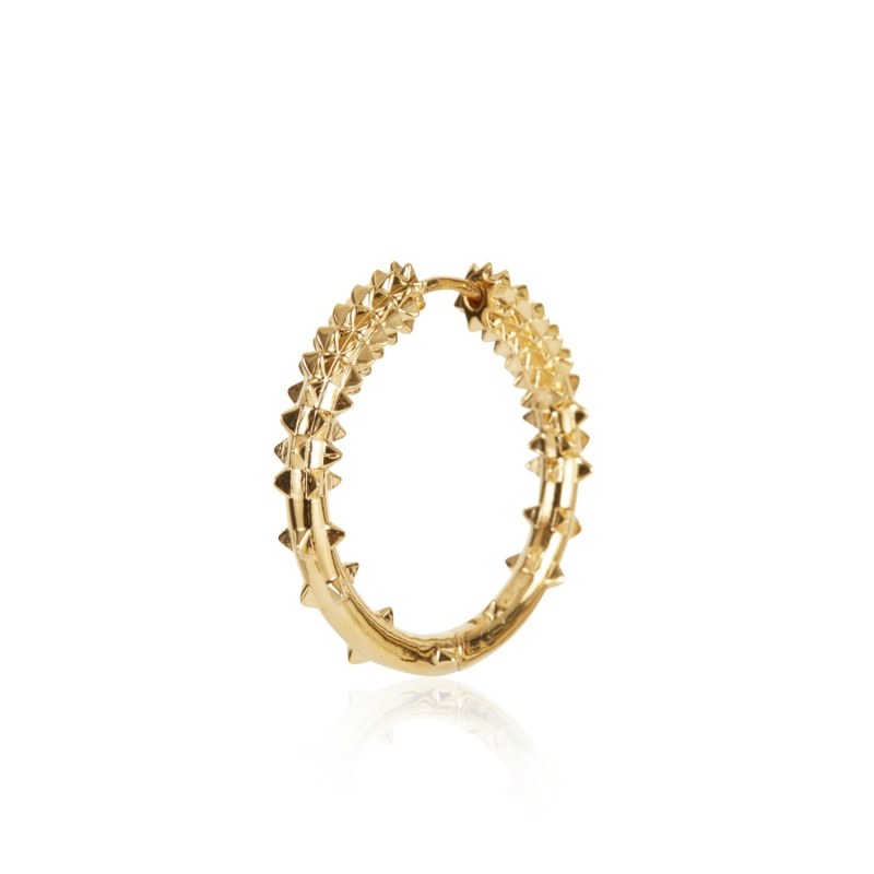 Thumbnail of Large Hoop Earrings – Gold image