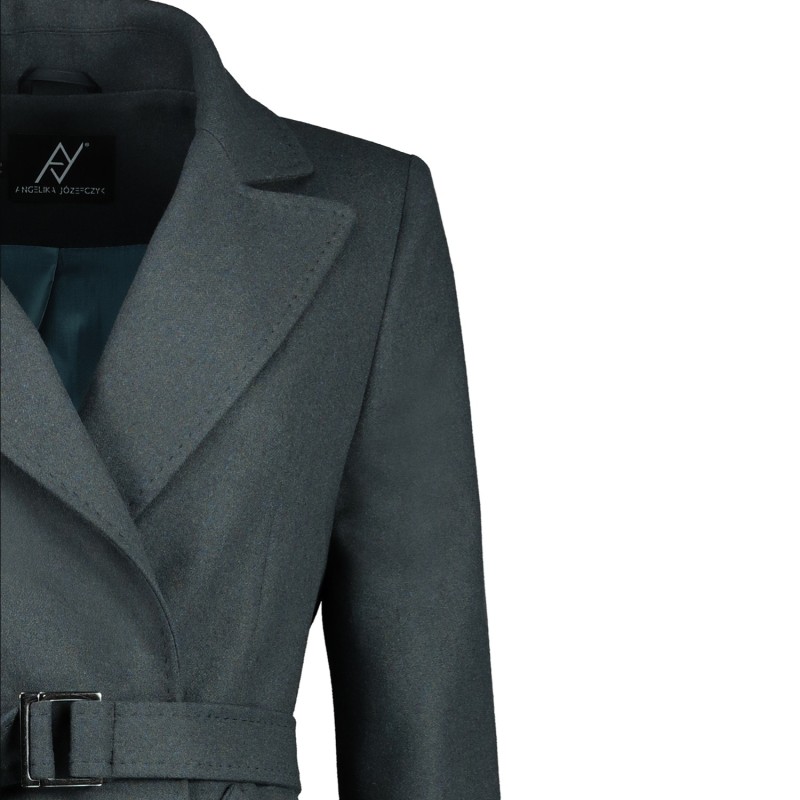 Thumbnail of Timeless Icon Green Wool-Blend Coat image