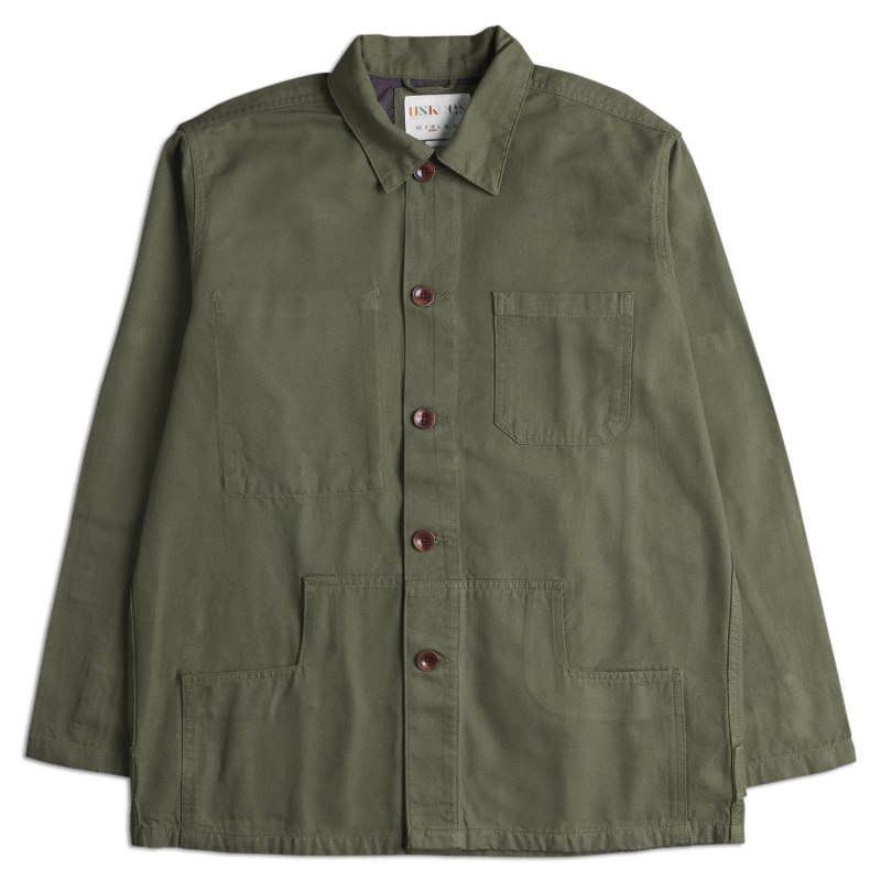 Thumbnail of The 3004 Buttoned Jacket - Army Green image