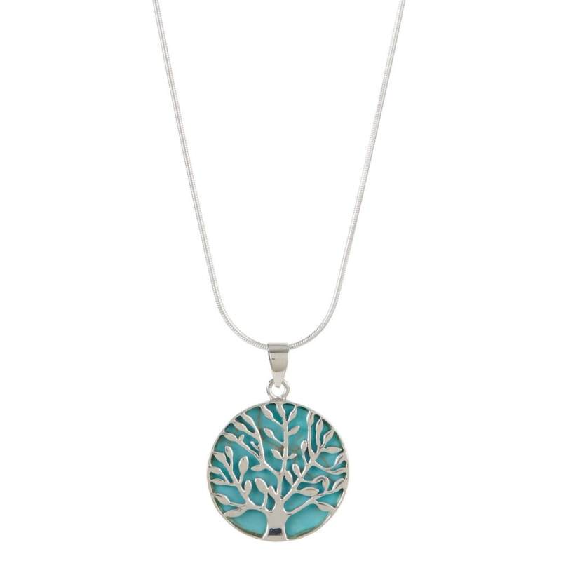 Turquoise tree of life hotsell pendant