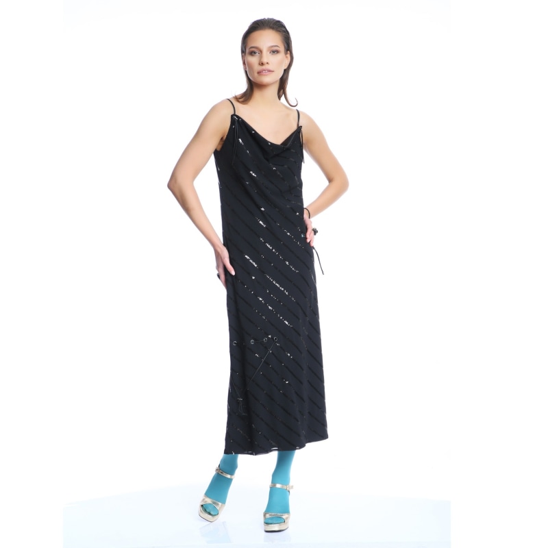 Thumbnail of 3 Lengths Veil & Sequins Dress image