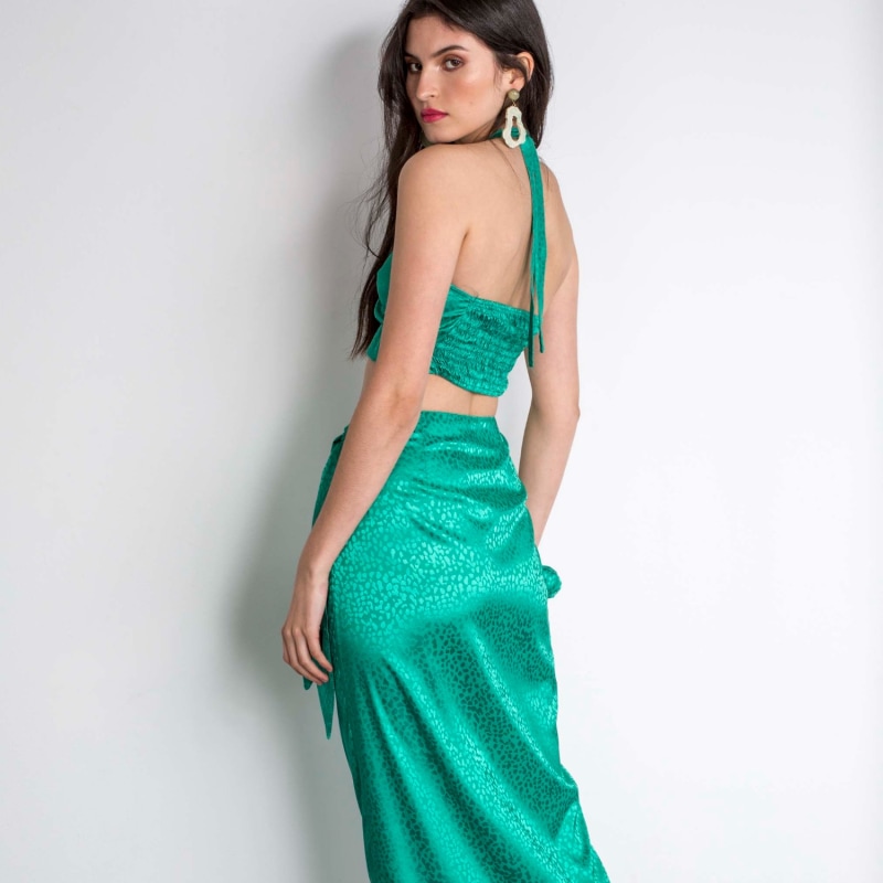 Thumbnail of Keira Top In Emerald Green image