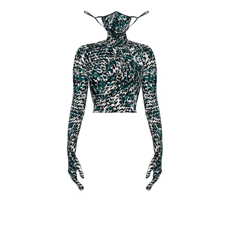 Thumbnail of Croptop Mask - Green image