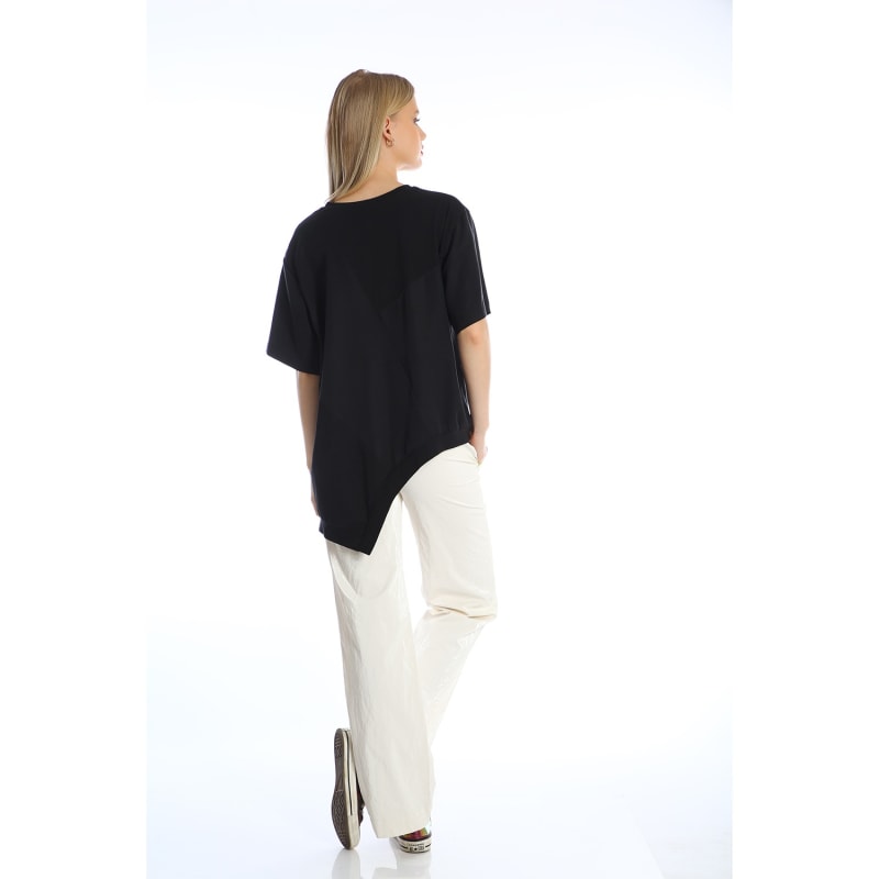 Thumbnail of White Whet Look Trousers image