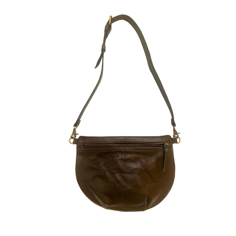 Thumbnail of Naomi Leather Sling Bag - Dark Brown image