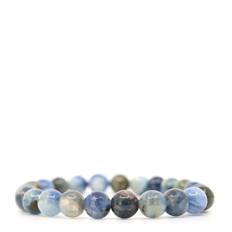 Thumbnail of Natural Blue Green Natural Kyanite Beaded Bracelet image