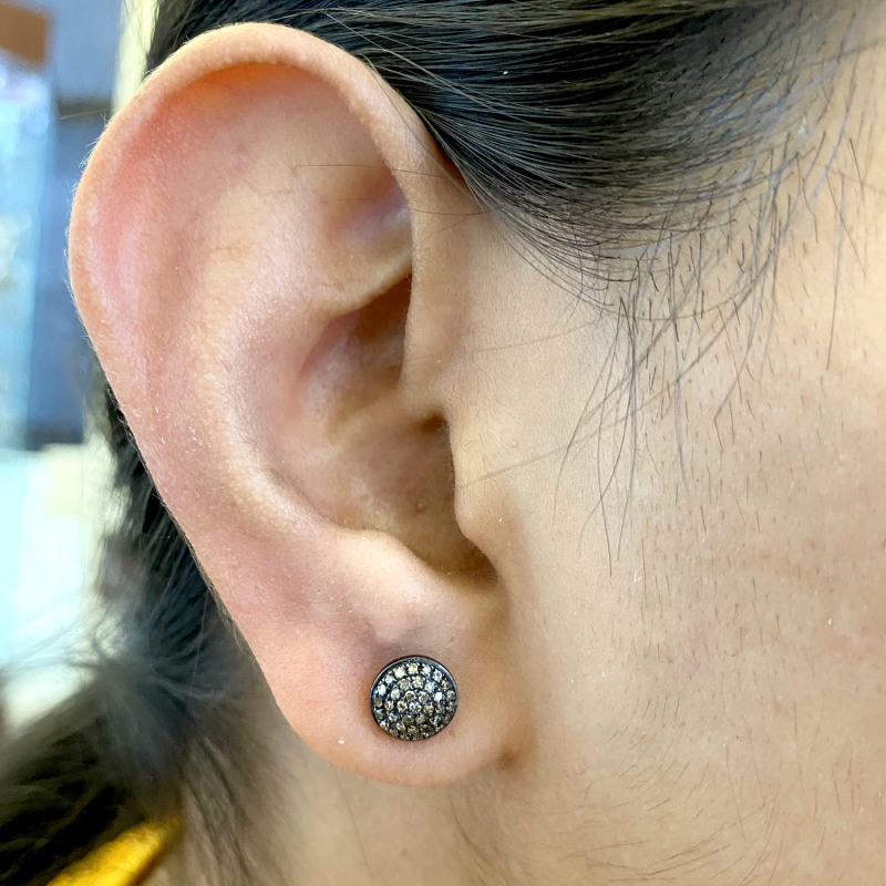 Round online circle earrings