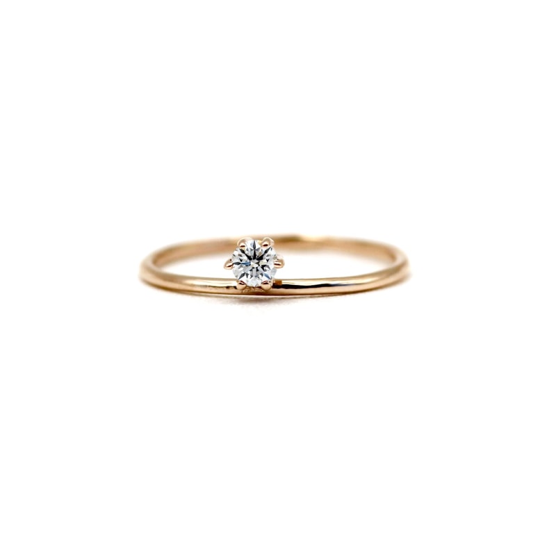 Natural Diamond Unique Gold Ring by VicStoneNYC Fine Jewelry