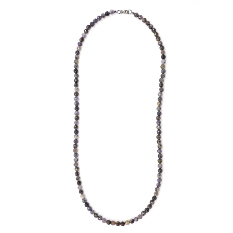 Thumbnail of Natural Iolite Beaded Necklace image