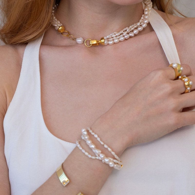Ocean pearl bracelet best sale