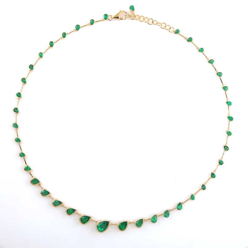 Emerald store necklace choker