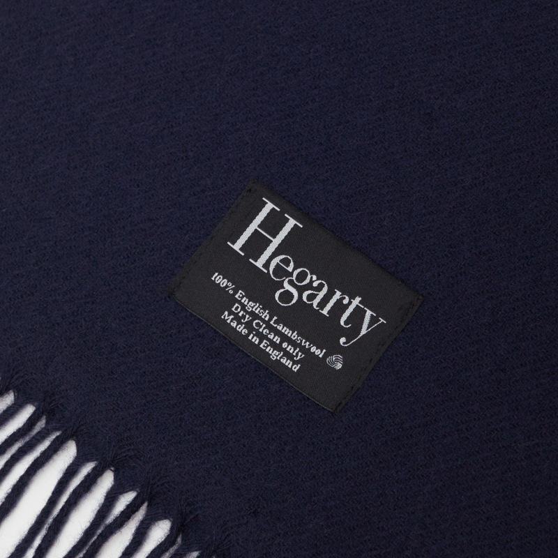 Thumbnail of Navy Lambswool Scarf Mens image