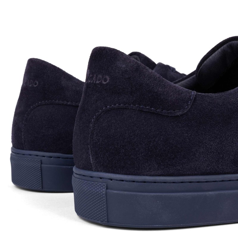 Thumbnail of Low-Top Suede Sneakers Blue Alfredo image