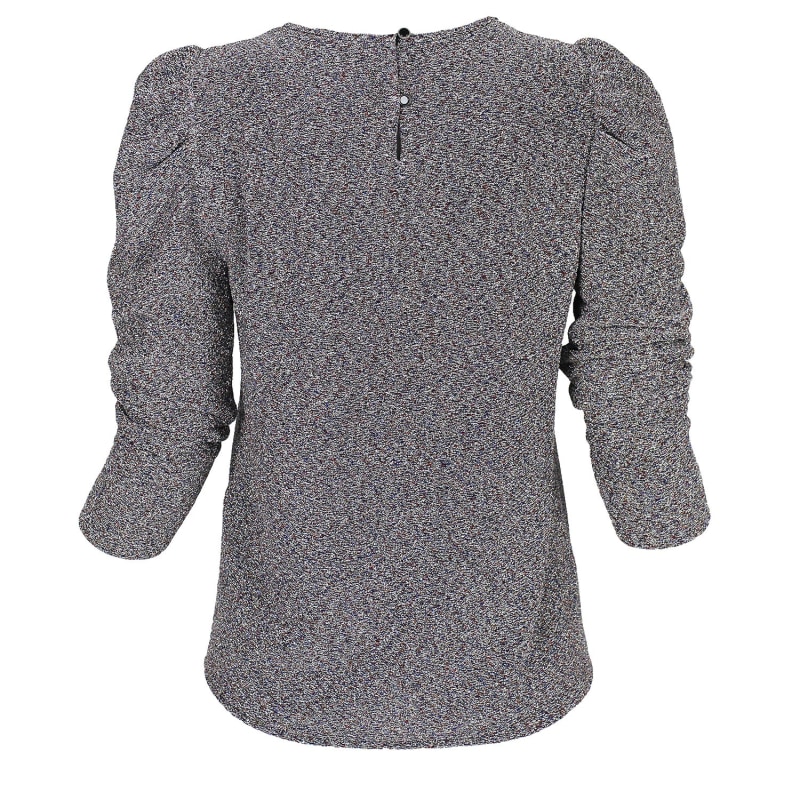 Thumbnail of Silver Knitted Round Neck Blouse image