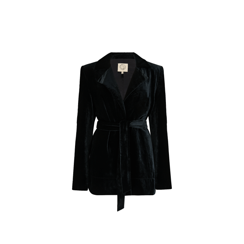 Thumbnail of New Velvet All-Day Suit - Ebony Black image