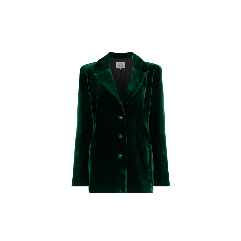 Thumbnail of New Velvet All-Day Suit - Duck Green image