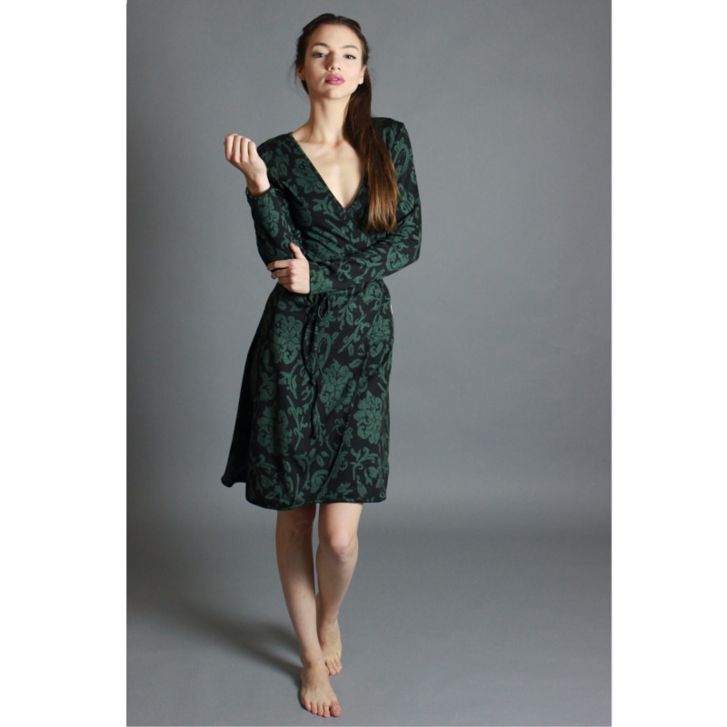 Thumbnail of Floral Printed Wrap Dress image