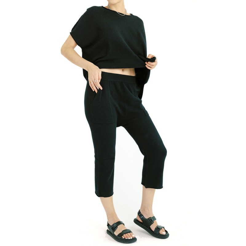 Thumbnail of Cashmere Jogger Pants - Black image