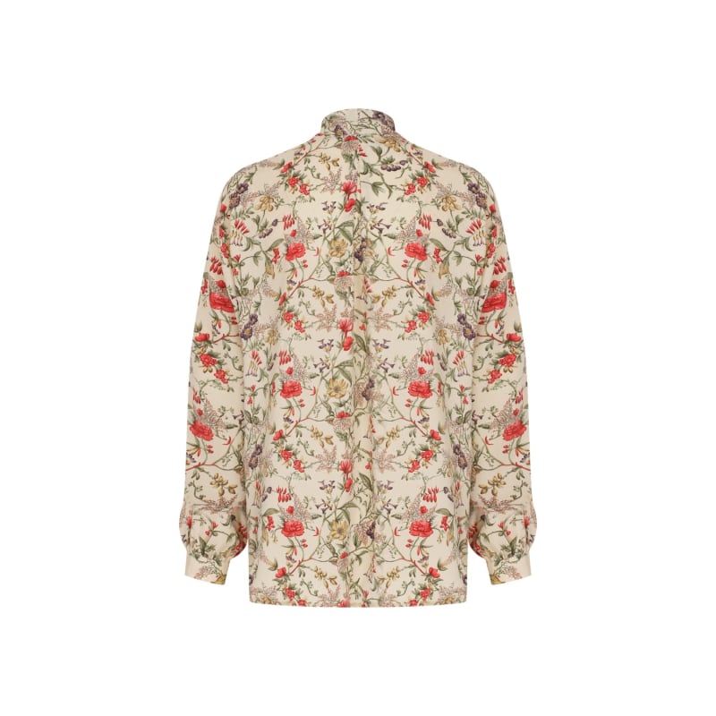 Thumbnail of Creamy Floral Tunic Top image