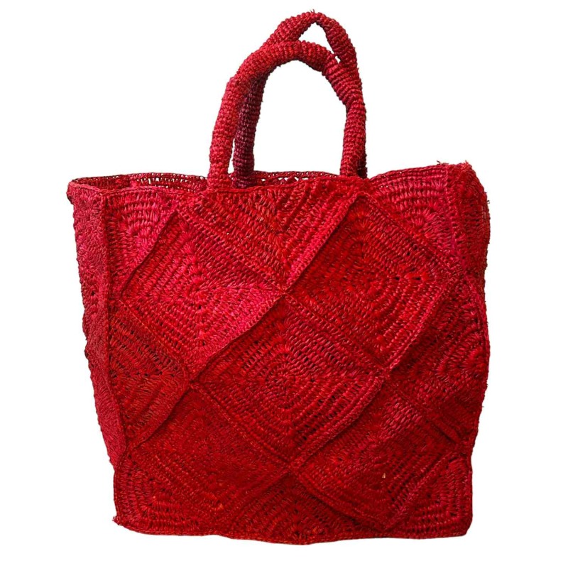 Nico- Red Tote Bag by Zanatany Concepts