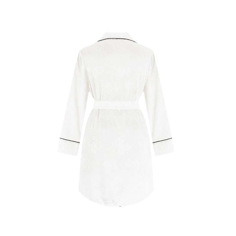 Thumbnail of Night Shirt Dress - White Orchid image