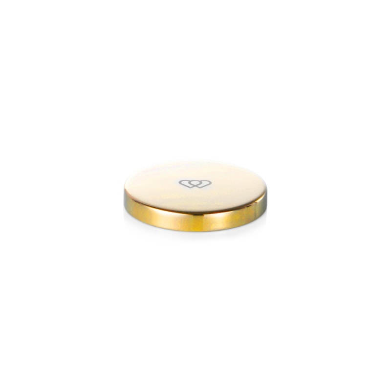 Thumbnail of Total Luxury Hand Engraved Gold Tone Large Candle Lid image