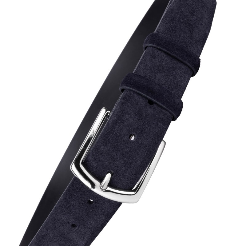 Thumbnail of Handmade Leather Belt Blue Alfredo image