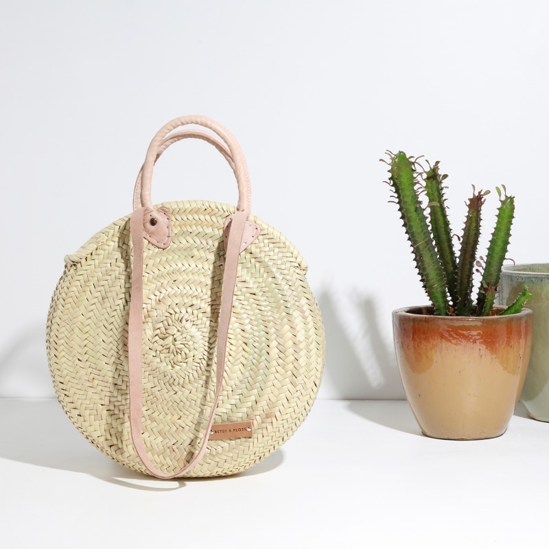 round basket bag