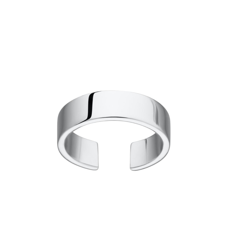 Thumbnail of Silver Wide Band Toe Ring image
