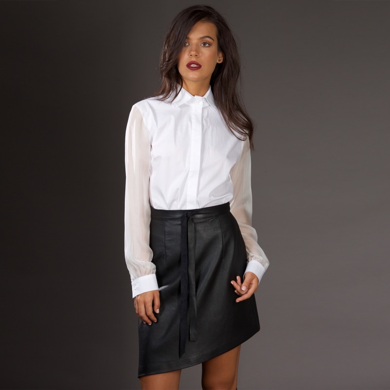 Thumbnail of Sandie White Cotton Shirt image