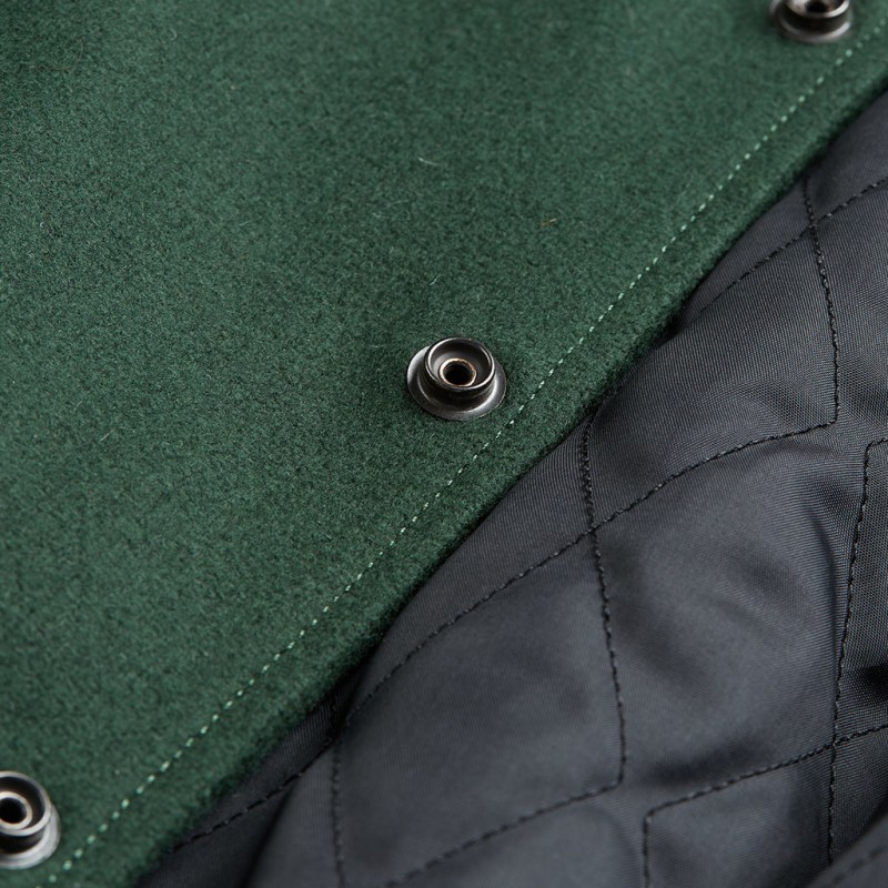 Mens green varsity jacket online