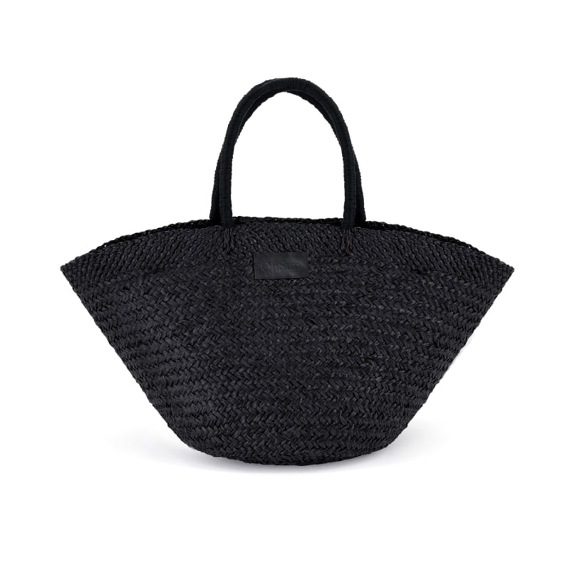 Black beach cheap tote
