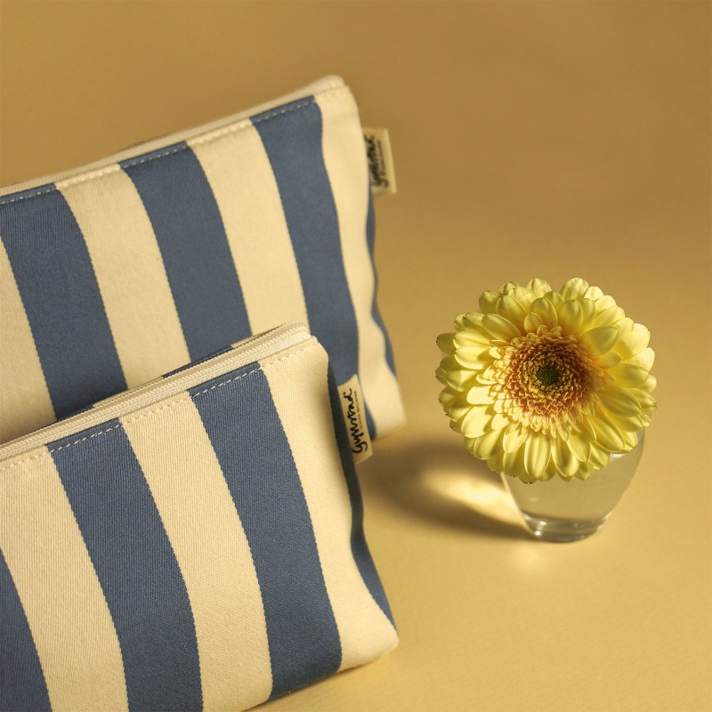 Thumbnail of Nora Stripe Riviera Blue Wash Bag L image