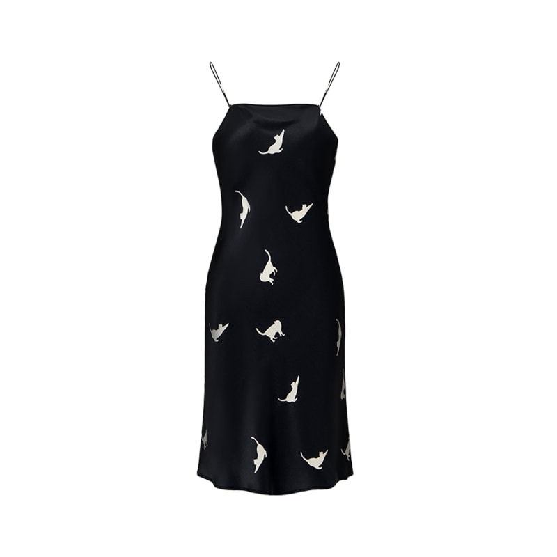 Thumbnail of Cats Edition Silk Cami Slip Dress image