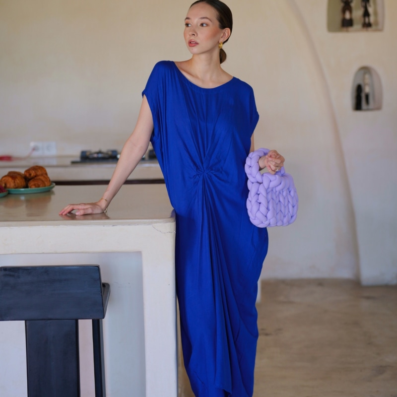 Thumbnail of Nova Kaftan Dress In Indigo image