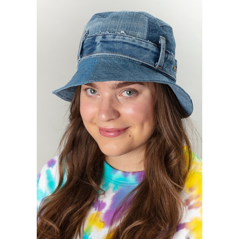 Thumbnail of Nova Upcycled Denim Bucket Hat image