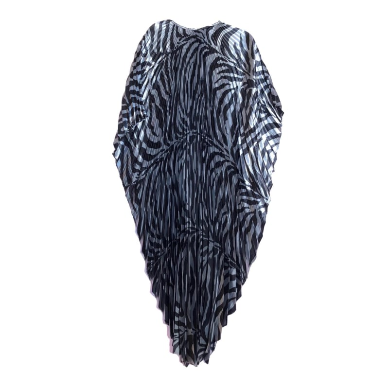 Thumbnail of Hilda Caftan In Black & Gray Zebra image